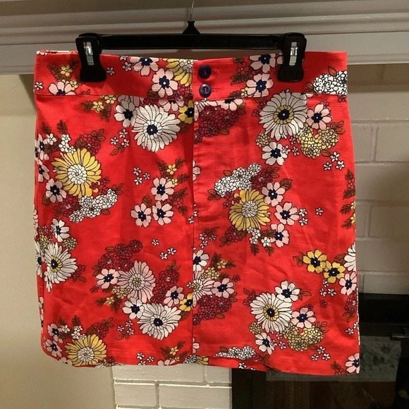 #53 Gorgeous Mod Cloth Cotton Textured Skirt Size 12 - Picture 1 of 5